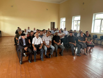 Kəlbəcər rayon İcra Hakimiyyətinin başçısı Azər Qocayev Şəki rayonu, Çələbixan qəsəbəsində yaşayan vətəndaşlar üçün səyyar-görüş qəbulunu keçirib.