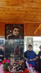 Şəhid  Həsənli Zərimxan Rafiq oğlunun məzarı ziyarət edilib.