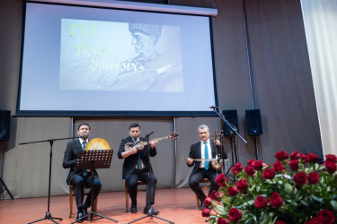 Aşıq Şəmşirin anadan olmasının 133 illiyinə həsr olunmuş  “Dədə öyüdlərinin söz işığında” adlı tədbir keçirilib.