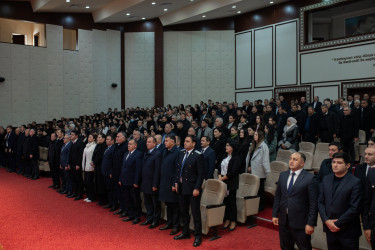 “Son dövrlərdə gənclər arasında artan zorakılıq hallarının qarşısının alınması, pis vərdişlərə qarşı mübarizə yolları, məktəb-uşaq-şagird münasibətlərinin  düzgün qurulması” mövzusunda təhsil işçiləri  ilə konfrans keçirilib.