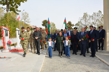 44 günlük Vətən müharibəsində şəhidlik zirvəsinə yüksəlmiş  Abdullayev Şəhriyar Kamil oğlunun ildönümü ilə əlaqədar olaraq məzarı ziyarət edilib.