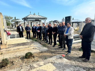 Şəhid  Həsənli Zərimxan Rafiq oğlunun ailəsi və məzarı ziyarət edilib.