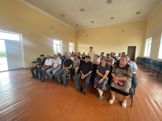 Kəlbəcər rayon İcra Hakimiyyətinin başçısı Azər Qocayev Şəki rayonu, Çələbixan qəsəbəsində yaşayan vətəndaşlar üçün səyyar-görüş qəbulunu keçirib.