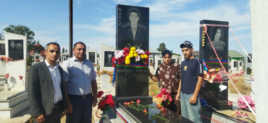 Mülkü Şəhid Həsənov Zabil Məhəmməd oğlunun məzarı ziyarət edilib.