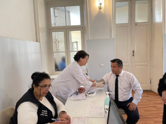 “Talassemiyasız həyat naminə” proqramı çərçivəsində  Kəlbəcər rayonunda könüllü qanvermə aksiyası keçirilmişdir.