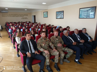 15 may – Beynəlxalq Ailə Gününə həsr olunmuş “Ailəmiz ən böyük dəyərimizdir” mövzusunda  tədbir keçirilib.