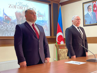 Kəlbəcər rayon İcra Hakimiyyətinin və Kəlbəcər rayon Ağsaqqallar şurasının birgə təşkilatçılığı ilə “8 noyabr-tarixi zəfər, milli qürür günümüzdür”mövzusunda tədbir keçirilib.