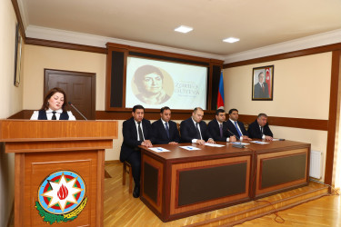 İctimai xadim, görkəmli oftalmoloq alim, akademik, Zərifə xanım Əliyevanın anım gününə həsr olunmuş tədbir keçirilib.