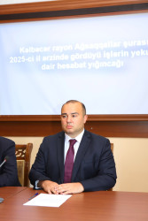 Kəlbəcər Rayon Ağsaqqallar Şurasının 2025-ci il ərzində gördüyü işlərin yekununa dair hesabat yığıncağı keçirilib.