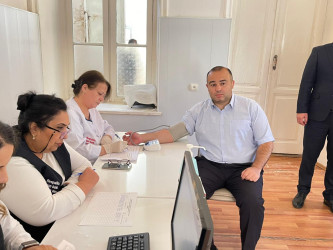 “Talassemiyasız həyat naminə” proqramı çərçivəsində  Kəlbəcər rayonunda könüllü qanvermə aksiyası keçirilmişdir.