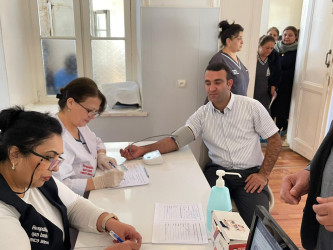 “Talassemiyasız həyat naminə” proqramı çərçivəsində  Kəlbəcər rayonunda könüllü qanvermə aksiyası keçirilmişdir.