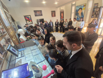 Milli Qəhrəman Hökümə Əliyevanın ailəsi ziyarət edilib.