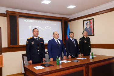 Kəlbəcər rayonunda Azərbaycan Polisinin yaradılmasının 108-ci ildönümü qeyd edilib.