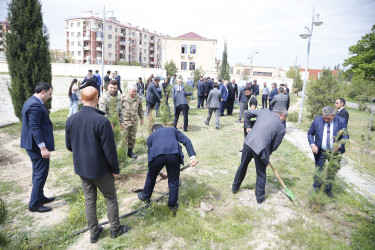 “Şəhərsalma və Memarlıq İli” çərçivəsində Kəlbəcər  Rayon İcra Hakimiyyətinin  təşkilatçılığı ilə ağacəkmə aksiyası  həyata keçirilib.