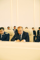 “Konstitusiya və Suverenlik ili”çərçivəsində  “Ümummilli Lider Heydər Əliyev müstəqil Azərbaycan Konstitusiyasının    müəllifidir”    mövzusunda   tədbir keçirlilib.