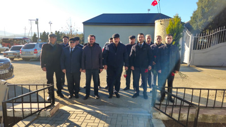 Şəhid Hüseynov Mirzə Xəlifə oğlunun ildönümündə məzarı ziyarət edilib.