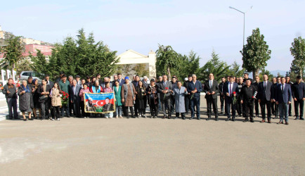 Vətən Müharibəsi şəhidi Abdullayev Şəhriyar Kamil oğlunun ailəsi və məzarı ziyarət edilib