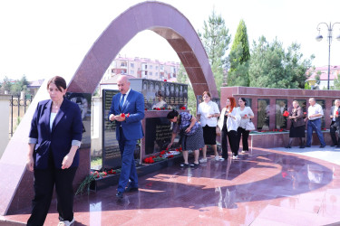 Kəlbəcər rayon ictimaiyyəti 27 Sentyabr “Anım Gününü”  qeyd olunub.
