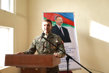 Yeni Azərbaycan Partiyası Kəlbəcər rayon təşkilatı tərəfindən 24 dekabr 2025-ci il tarixində “Zəfərdən suverenliyə: Prezident İlham Əliyevin quruculuq strategiyası” mövzusunda tədbir keçirilib.