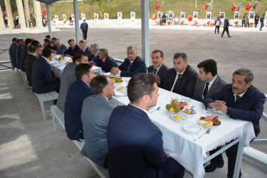 44 günlük Vətən müharibəsində şəhidlik zirvəsinə yüksəlmiş  Abdullayev Şəhriyar Kamil oğlunun ildönümü ilə əlaqədar olaraq məzarı ziyarət edilib.