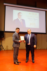 Ümummilli Lider Heydər Əliyevin anadan olmasının 103-cü ildönümünə həsr olunmuş “Zamanın fövqündə dayanan əbədiyaşar lider” mövzusunda tədbir keçirilib.