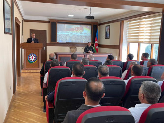 27 sentyabr-Anım Günü ilə bağlı “27 sentyabr-Zəfərə gedən yolun başlanğıcıdır” mövzusunda konfrans keçirilib.