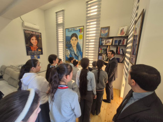 Milli Qəhrəman Hökümə Əliyevanın ailəsi ziyarət edilib.