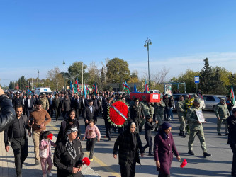 Birinci Qarabağ müharibəsinin şəhidi Mustafayev Möhübbət Qənimət oğlu torpağa tapşırılıb.