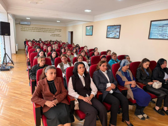 Məişət zorakılığı və onun qarşısının alınması yolları mövzusunda tədbir keçirilib.