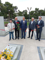 Şəhid polkovnik-leytenant Cəfərov Zaur Hüseyn  oğlunun ailəsi və məzarı ziyarət edilib.