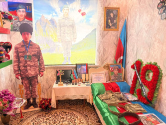 27 sentyabr “Anım Günü” ilə əlaqədar antiterror əməliyyatı  zamanı şəhid olmuş Mehtiyev Şəhriyar Mübariz oğlunun ailəsi və məzarı ziyarət edilib.