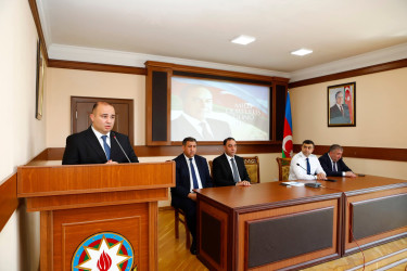 “Şəhərsalma və memarlıq ili”çərçivəsində  “15 İyun- Milli Qurtuluşdan başlayan inkişaf və yüksəliş yolu” mövzusunda tədbir keçirilib.