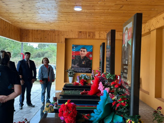 Şəhid  Rəhimli Bəxtiyar Nəsimi oğlunun ailəsi və məzarı ziyarət edilib.