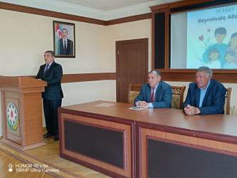 15 may – Beynəlxalq Ailə Gününə həsr olunmuş “Ailəmiz ən böyük dəyərimizdir” mövzusunda  tədbir keçirilib.