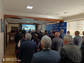 “Şəhərsalma və Memarlıq  ili”çərçivəsində 18 oktyabr-Müstəqilliyin Bərpası Gününə həsr olunmuş “Müstəqilliyimiz, əbədidir, daimidir,dönməzdir”mövzusunda tədbir keçirilib
