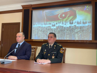 27 sentyabr-Anım Günü ilə bağlı “27 sentyabr-Zəfərə gedən yolun başlanğıcıdır” mövzusunda konfrans keçirilib.