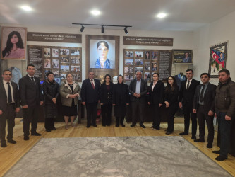 Milli Qəhrəman Hökümə Əliyevanın ailəsi ziyarət edilib.