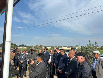 27 sentyabr “Anım Günü” ilə əlaqədar şəhid Mönsümzadə Orxan Səfiyar  oğlunun ailəsi və məzarı ziyarət edilib.