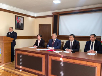 “Şəhərsalma və Memarlıq  İli”ilə bağlı təsdiq edilmiş Tədbirlər Planın Kəlbəcər rayonunda icrasını təmin etmək məqsədi ilə rayonda fəaliyyət göstərən idarə və müəssisə rəhbərləri ilə görüş keçirilmişdir.