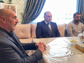 Kəlbəcər rayon İcra Hakimiyyətinin başçısı Azər Qocayev və Kəlbəcər rayon Prokuroru İlkin İsmayılov şəhid Məmmədov Elşən Dağıstan oğlunun ailəsini ziyarət edib.
