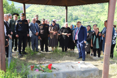 Kəlbəcər Rayon İcra Hakimiyyətinin başçısı Azər Qocayev, şəhid Babayeva Mədinə Rəhim qızının , Kəlbəcər rayonunda dəfin mərasimində iştirak edib.