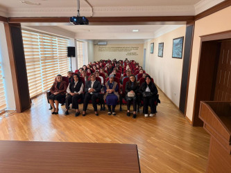 Məişət zorakılığı və onun qarşısının alınması yolları mövzusunda tədbir keçirilib.