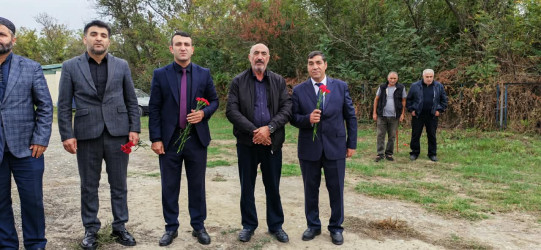 Şəhid Məmmədov Elşən Dağıstan oğlunun ailəsi və məzarı ziyarət edilib