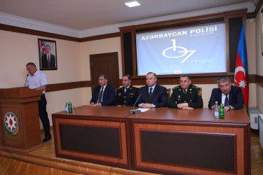 Kəlbəcər rayonunda Azərbaycan Polisinin yaradılmasının 107-ci ildönümü qeyd edilib.