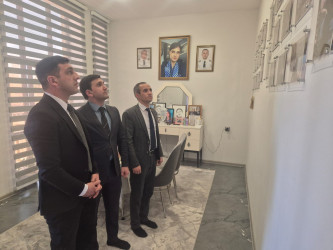 Milli Qəhrəman Hökümə Əliyevanın ailəsi ziyarət edilib.