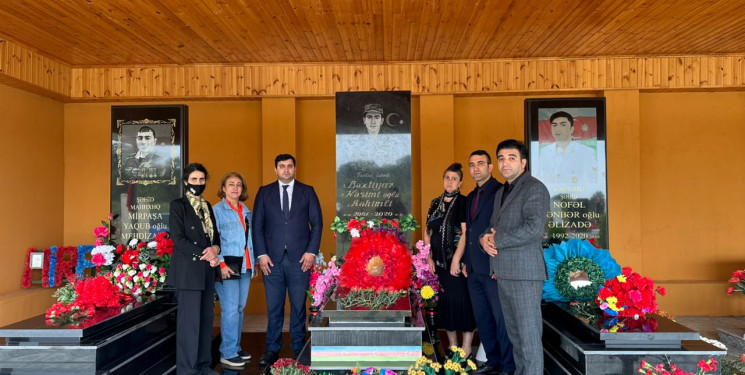Şəhid  Rəhimli Bəxtiyar Nəsimi oğlunun ailəsi və məzarı ziyarət edilib.