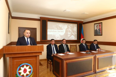 Ağdaban faciəsinin 34-cü ildönümü qeyd edilib.
