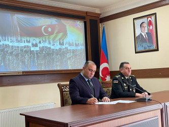 27 sentyabr-Anım Günü ilə bağlı “27 sentyabr-Zəfərə gedən yolun başlanğıcıdır” mövzusunda konfrans keçirilib.