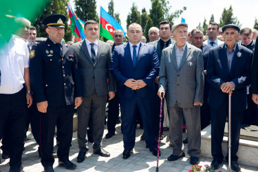 Birinci Qarabağ müharibəsində itkin düşən  Gəncə  Şəhidlər xiyabanında 31 il əvvəl naməlum şəhid kimi dəfn edilmiş, kimliyi bir qədər əvvəl müəyyənləşdirilən Məmmədov Hafiz Qədim oğlunun məzarı abadlaşdırılıb.