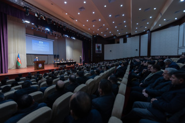 Kəlbəcər Rayon İcra Hakimiyyəti başçısının 2025-ci ilin sosial-iqtisadi inkişafın yekunları və qarşıda duran vəzifələrə həsr olunmuş hesabat yığıncağı keçirilib.